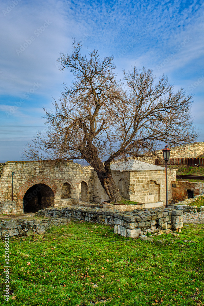 Historic Belgrade Fortress (Kalemegdan) in Belgrade, capital of Serbia