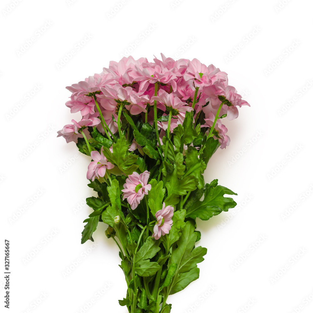 Lovely flower bouquet present isolated