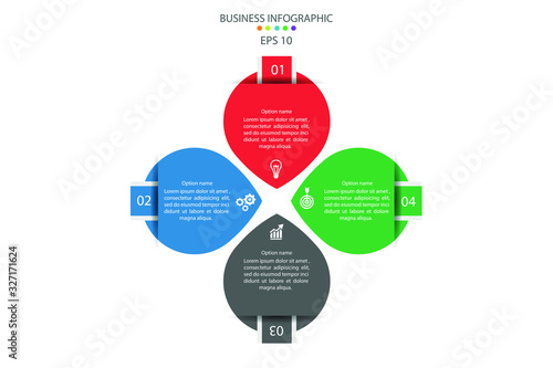 Infographic template design, infographic element