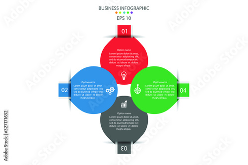 Infographic template design, infographic element