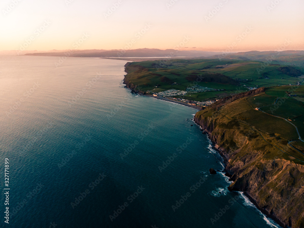 Cliff sunset Cliff sunset