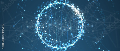 abstract futuristic fade computer technology business background