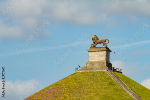Fotografie, Obraz The Lion's Mound, Waterloo, Belgium