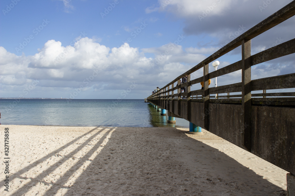 pier on the beach pier on the beach