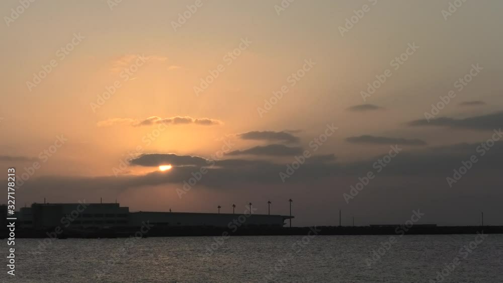 沖縄 那覇港の夕景 沖縄 那覇港の夕景