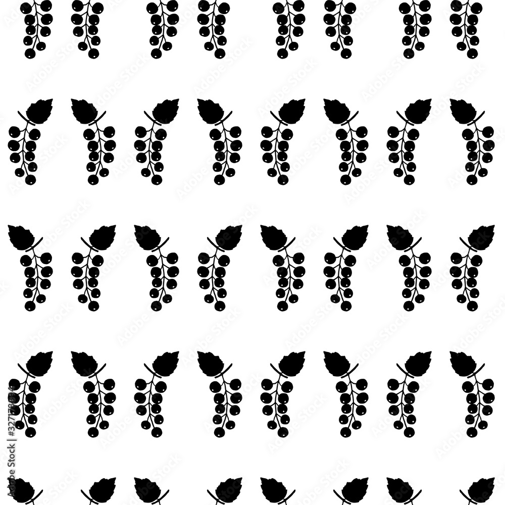 Seamless pattern with cartoon black berries currant on white background. Colorful vector illustration with berry silhouette. Doodle style. Design for invitation, poster,fabric, textile. Sweet fruits. Seamless pattern with cartoon black berries currant on white background. Colorful vector illustration with berry silhouette. Doodle style. Design for invitation, poster,fabric, textile. Sweet fruits.
