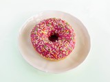 various multicolor tasty doughnuts as tasty confecioneries