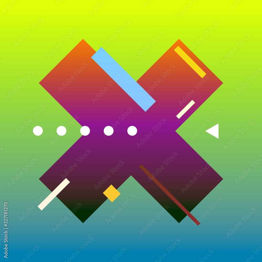 Abstract fashion gradient background with geometric form. Modern colorful minimalistic concept for design cover, banner, poster. Vector digital illustration. Abstract fashion gradient background with geometric form. Modern colorful minimalistic concept for design cover, banner, poster. Vector digital illustration.