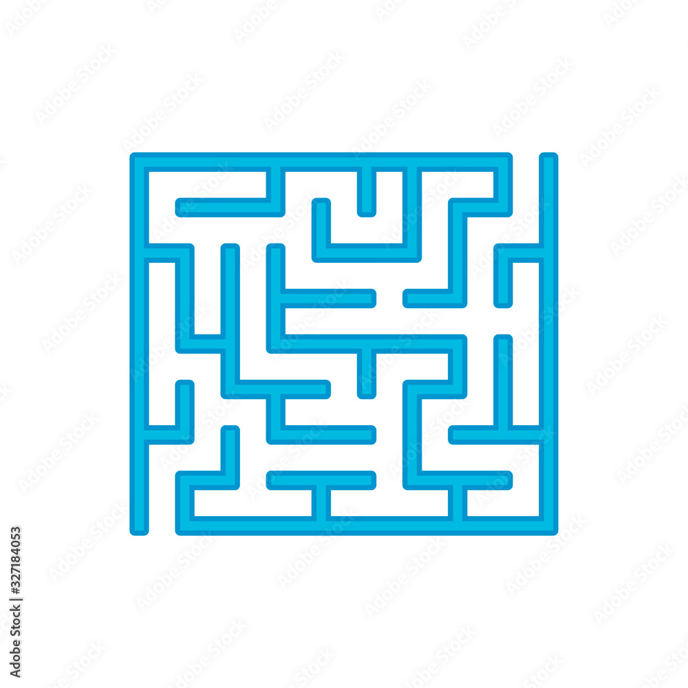 Abstact labyrinth. Game for kids. Puzzle for children. Maze conundrum. Color vector illustration. Abstact labyrinth. Game for kids. Puzzle for children. Maze conundrum. Color vector illustration.