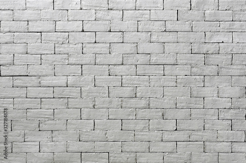 Silver Grey Brick Wall Tiling Texture