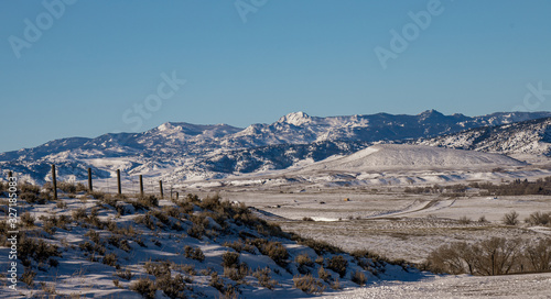 winter mountain landscape