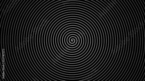 hypnosis mind control spiral Hypnotic. Seamless loop 4K animation