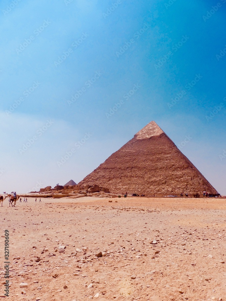 the pyramids of giza in egypt