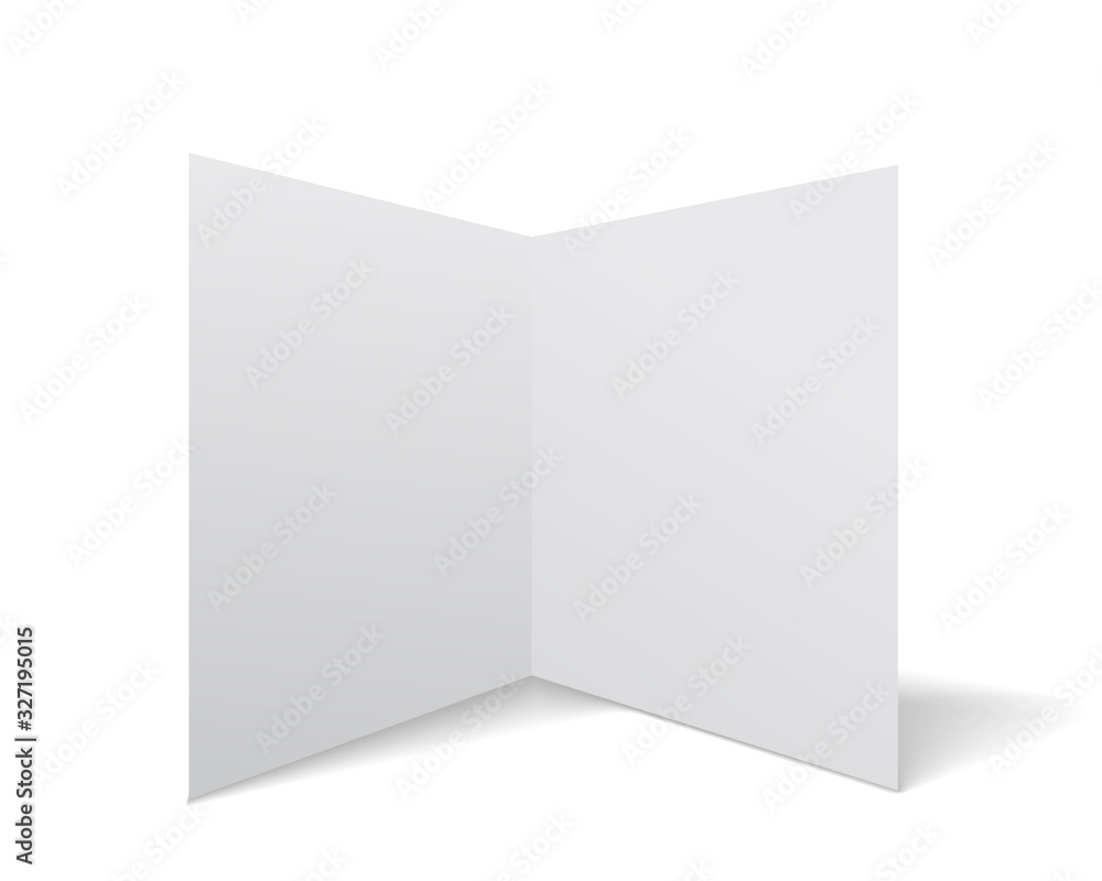 Vector school note book paper with realistic shadow. White blank page isolated on background. Mock up template. Vector school note book paper with realistic shadow. White blank page isolated on background. Mock up template.