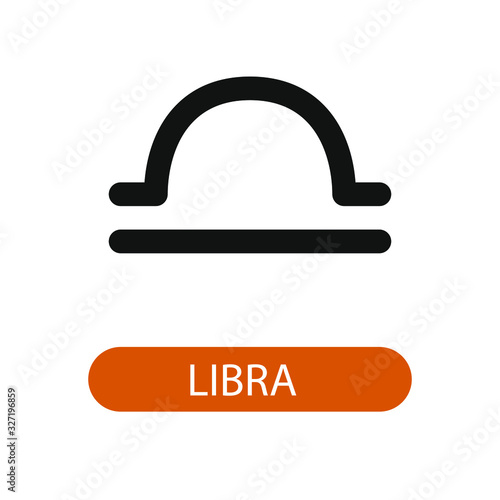 libra, virgo, leo, cancer icon symbol of horoscope. future prediction vector illustration