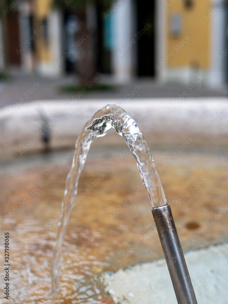 very nice view of crystaline fountain water jet very nice view of crystaline fountain water jet