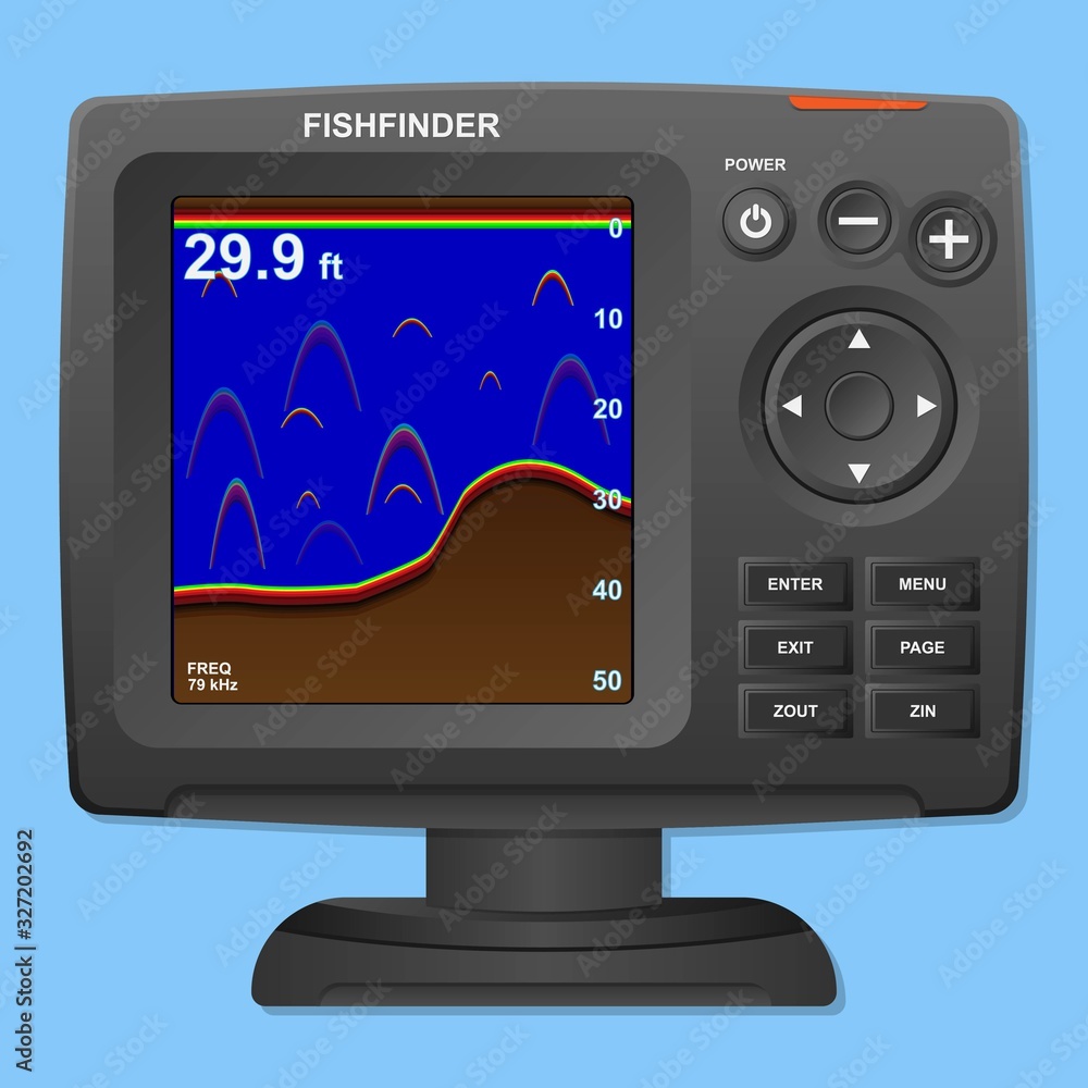 Fish Finder Sounder Electronic Equipment Fisherman Marine with