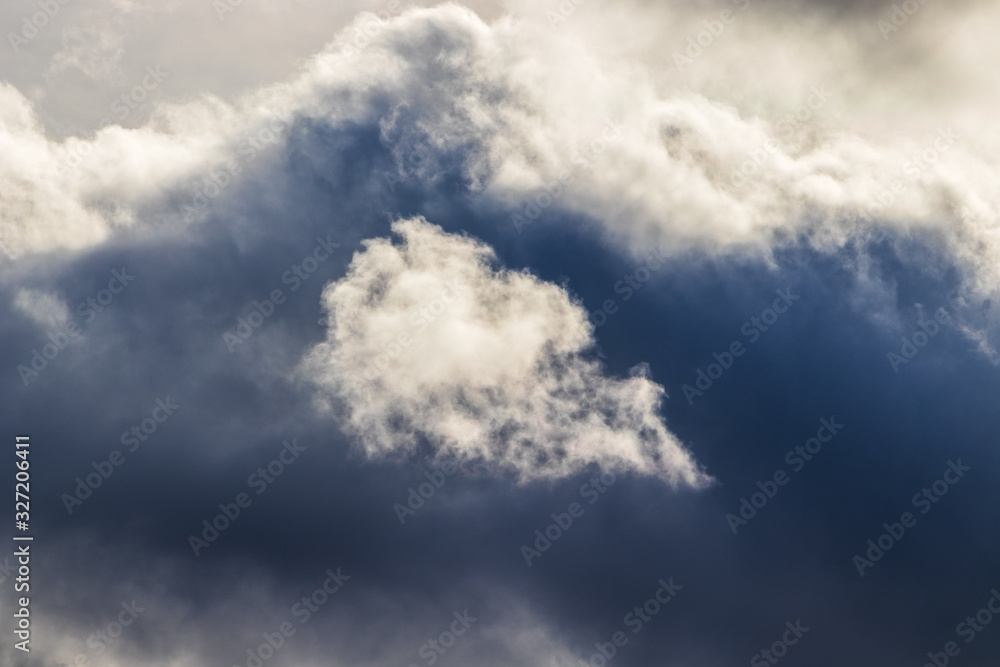 Obraz premium dramatic sky with clouds