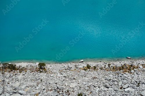 Lake 69, wonderful spot in the Huascaran National Park, Huaraz, Peruvian Andes photo