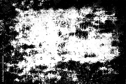 Wallpaper Mural Black and white grunge texture. Abstract monochrome background Torontodigital.ca