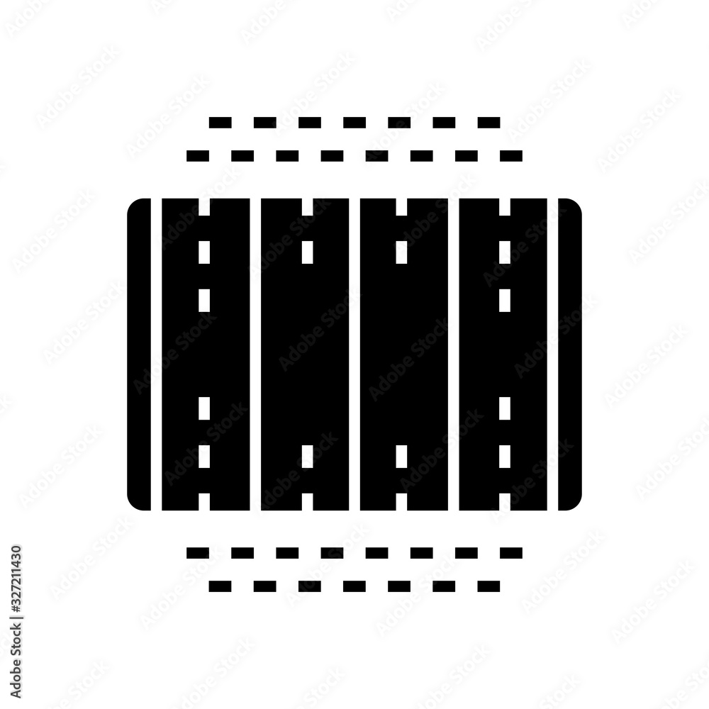Game field black icon, concept illustration, vector flat symbol, glyph sign. Game field black icon, concept illustration, vector flat symbol, glyph sign.