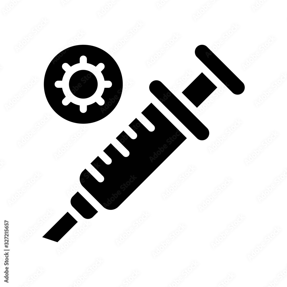 virus transmission or coronavirus related injection or syringe vector in solid design, virus transmission or coronavirus related injection or syringe vector in solid design,