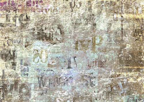 Old vintage grunge newspaper paper texture background