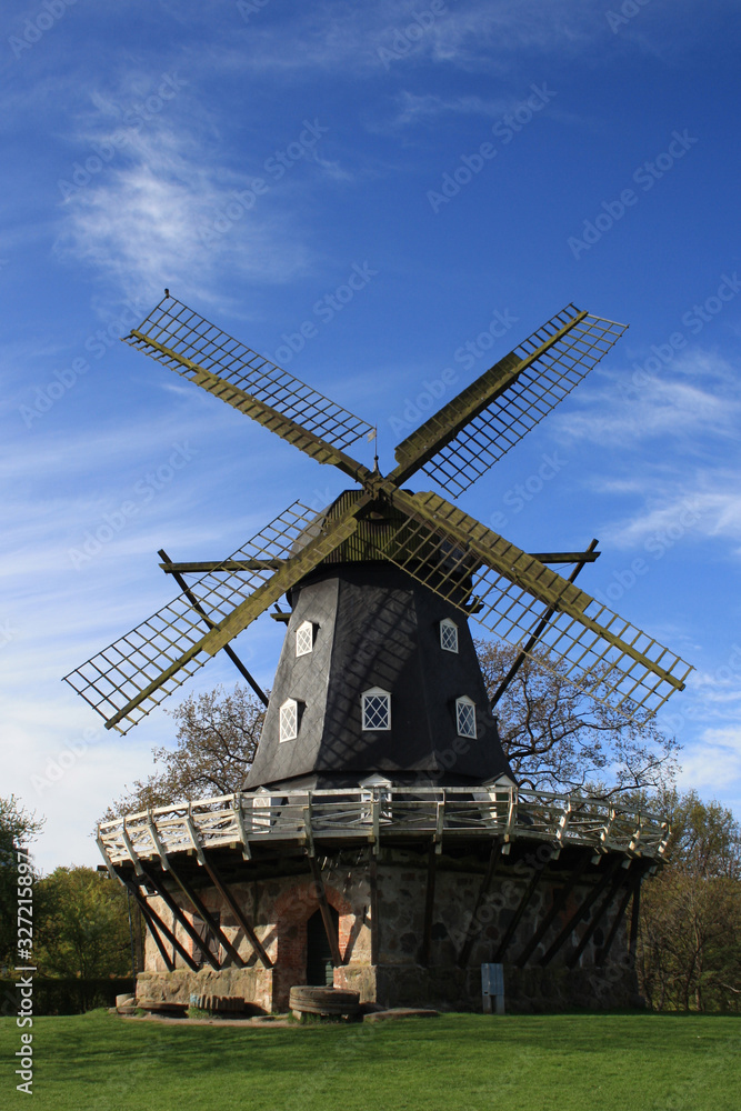 Old windmill in sweden