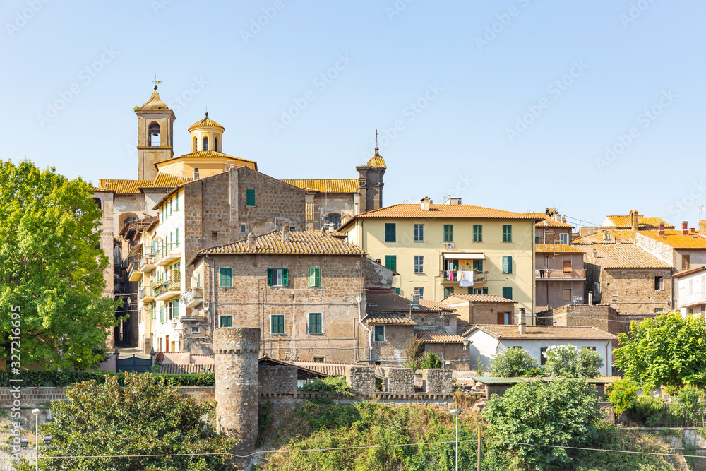 a view of Vetralla city, province of Viterbo, Lazio, Italy 