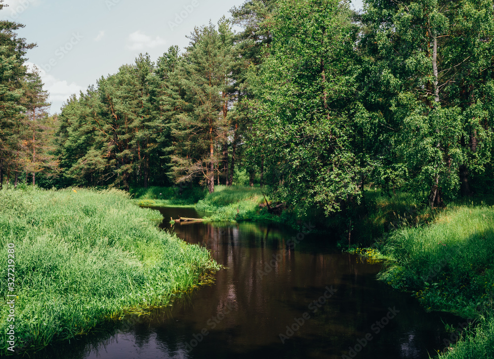 Nerskaya River, Podmoskovie, Russia Nerskaya River, Podmoskovie, Russia