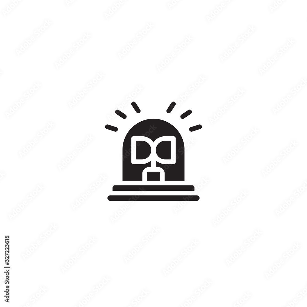 Siren Icon in trendy flat style isolated on white background. Alarm symbol for your web site design, logo, app, UI. Vector illustration, EPS10. Siren Icon in trendy flat style isolated on white background. Alarm symbol for your web site design, logo, app, UI. Vector illustration, EPS10.