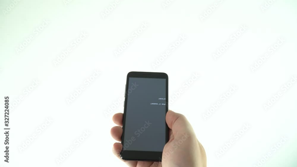 Person looking at a personal assistant bot on a phone Person looking at a personal assistant bot on a phone