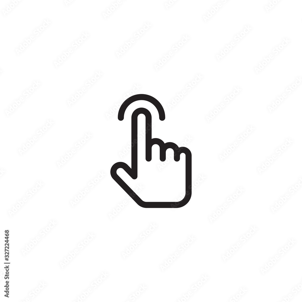 Hand click, Finger Tap Icon. Hand Gesture Vector Illustration As A Simple Vector Sign & Trendy Symbol in Glyph Style for Design and Websites, Presentation or Mobile Apps. Hand click, Finger Tap Icon. Hand Gesture Vector Illustration As A Simple Vector Sign & Trendy Symbol in Glyph Style for Design and Websites, Presentation or Mobile Apps.