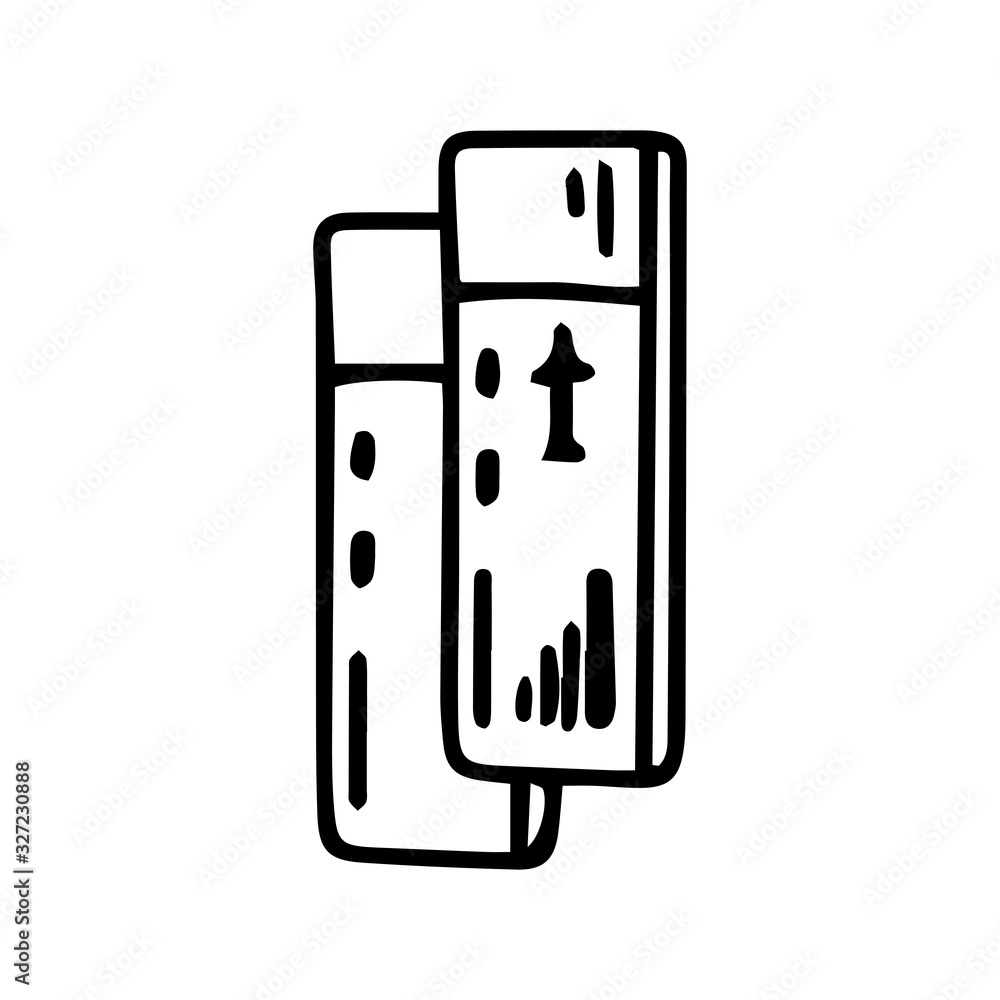 Airplane tickets or flights in doodle style isolated on white background. Sign icon. Vector outline illustration. Airplane tickets or flights in doodle style isolated on white background. Sign icon. Vector outline illustration.