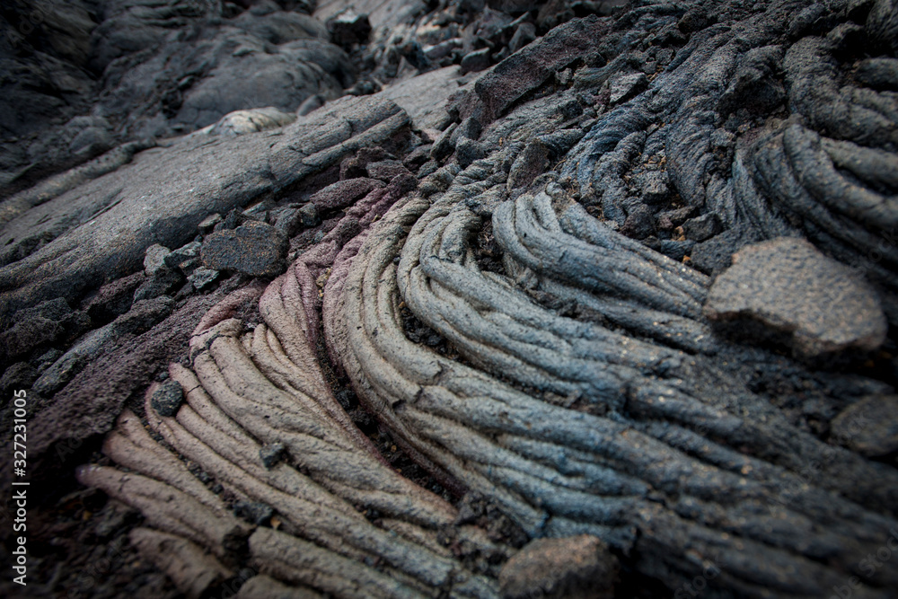 Colors and Texture of Lava Rock, Geography Colors and Texture of Lava Rock, Geography