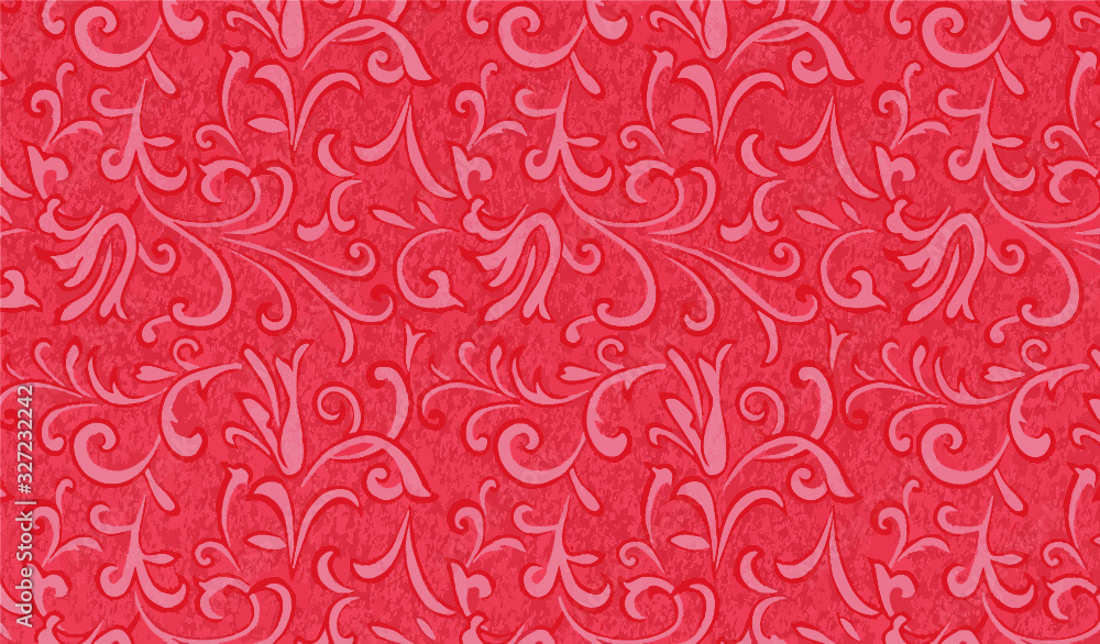 Pink and Red Floral Abstract Background