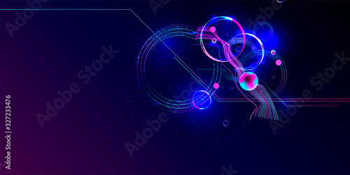 Multicolored space bubbles 3d cluster pastel shades decorative balls abstract vector illustration pearls new trendy