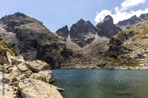 Summer view of The Scary Lake,Rila Mountain, Bulgaria photo