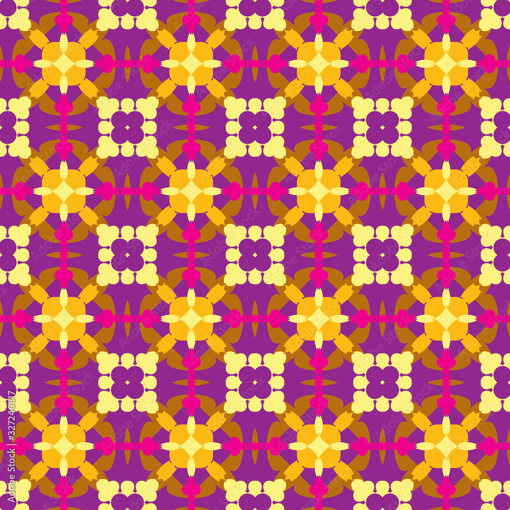 Seamless vector pattern. Background texture in geometric ornamental style.