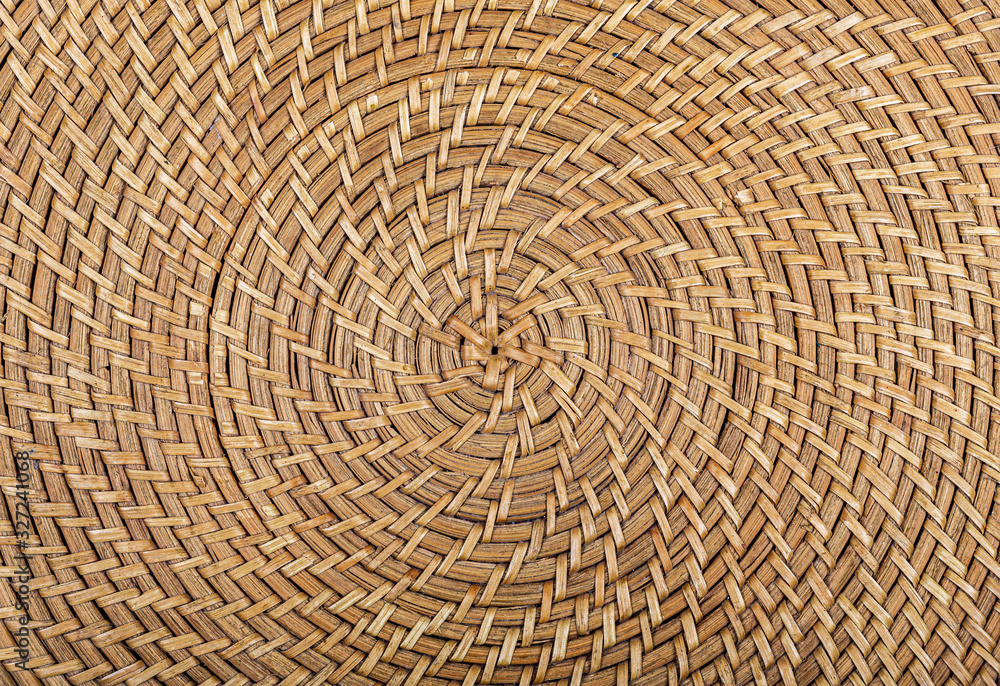 Fototapeta premium Détail d'un tressage en osier