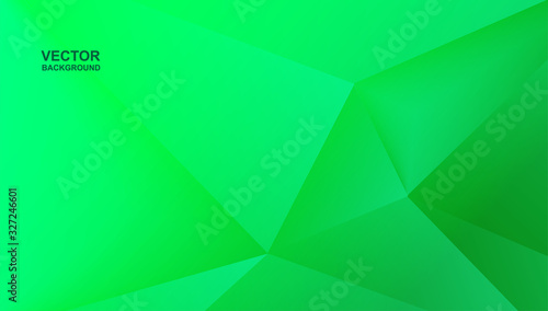 Abstract .Modern background. Green polygon background. vector.