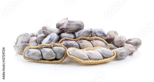 peanuts isolated on white background