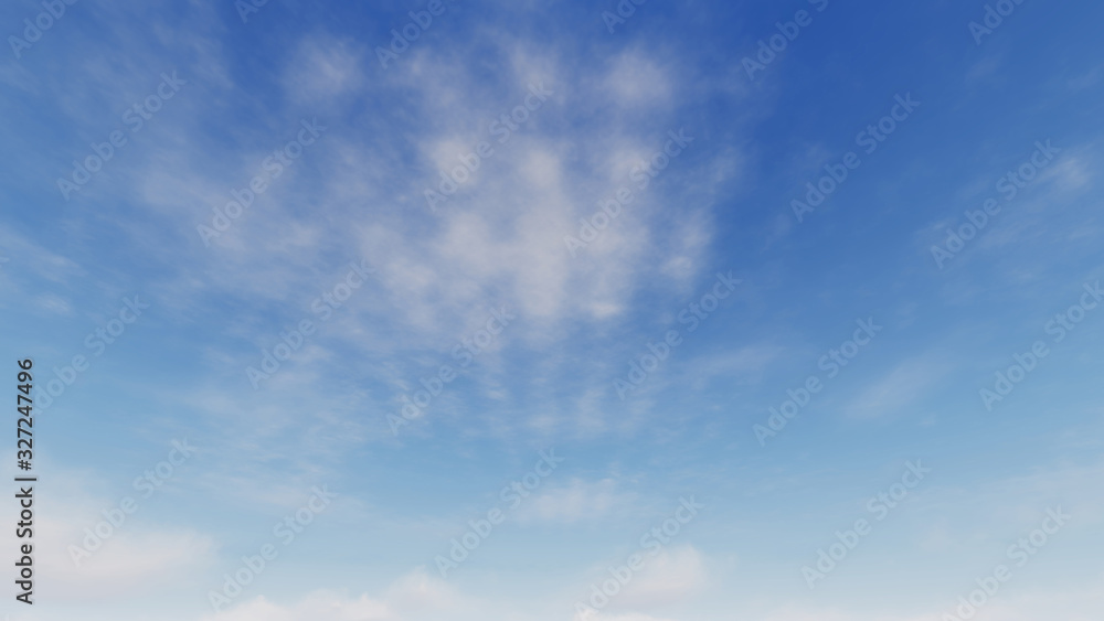 Obraz premium Cloudy blue sky abstract background, blue sky background with tiny clouds