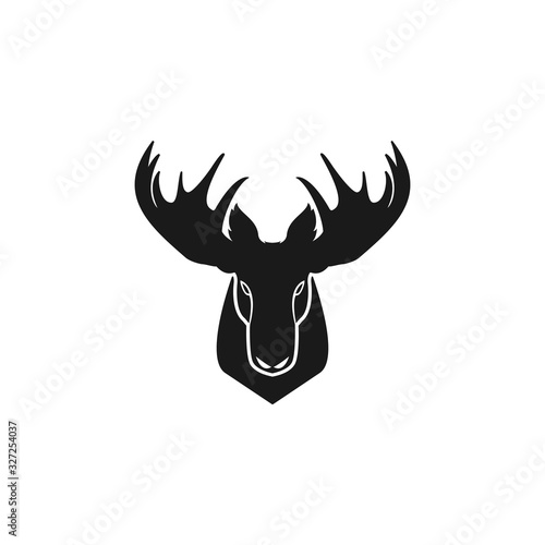 moose head logo design