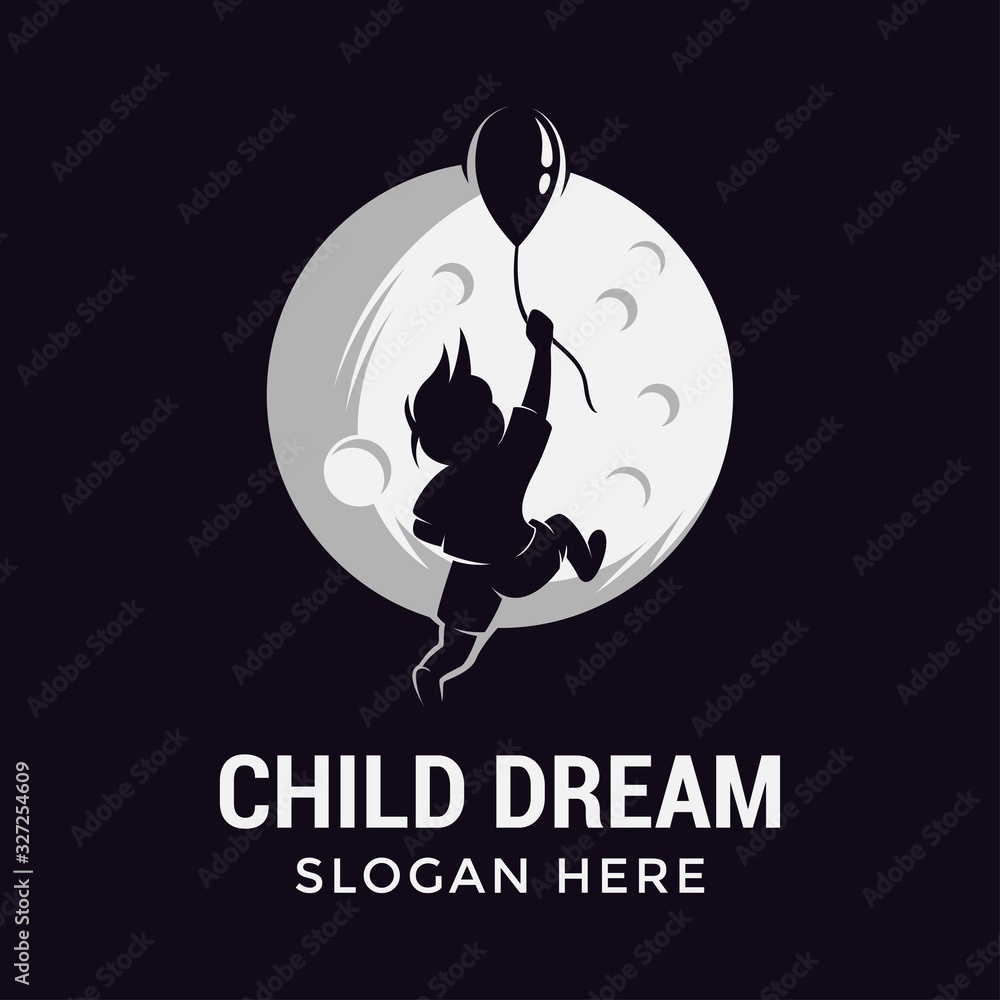 Children Dream Stock Vector Adobe Stock
