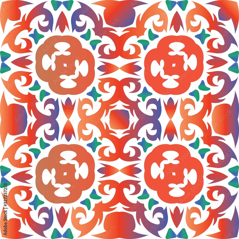 Obraz premium Mexican vintage talavera tiles.