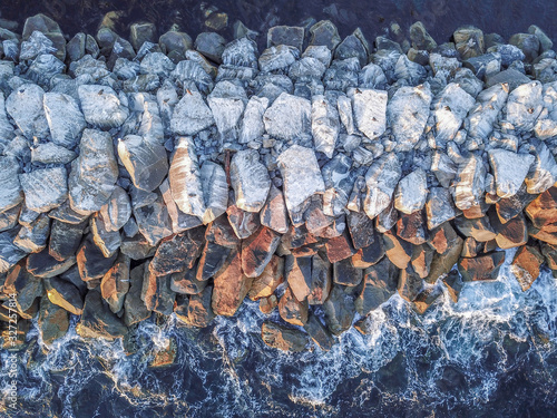 Embankment at Dana Point, CA, Aerial Photography