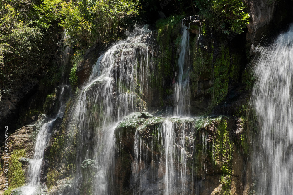 Natural landscape, waterfall in Cordoba, Argentina Natural landscape, waterfall in Cordoba, Argentina