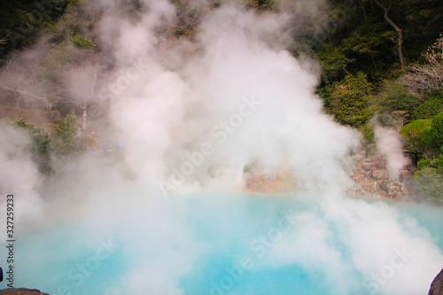 Umi Jigoku Hot Spring in Beppu, Japan