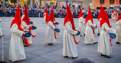 Fotografie Desfile procesional del Juramento del Silencio en Zamora España